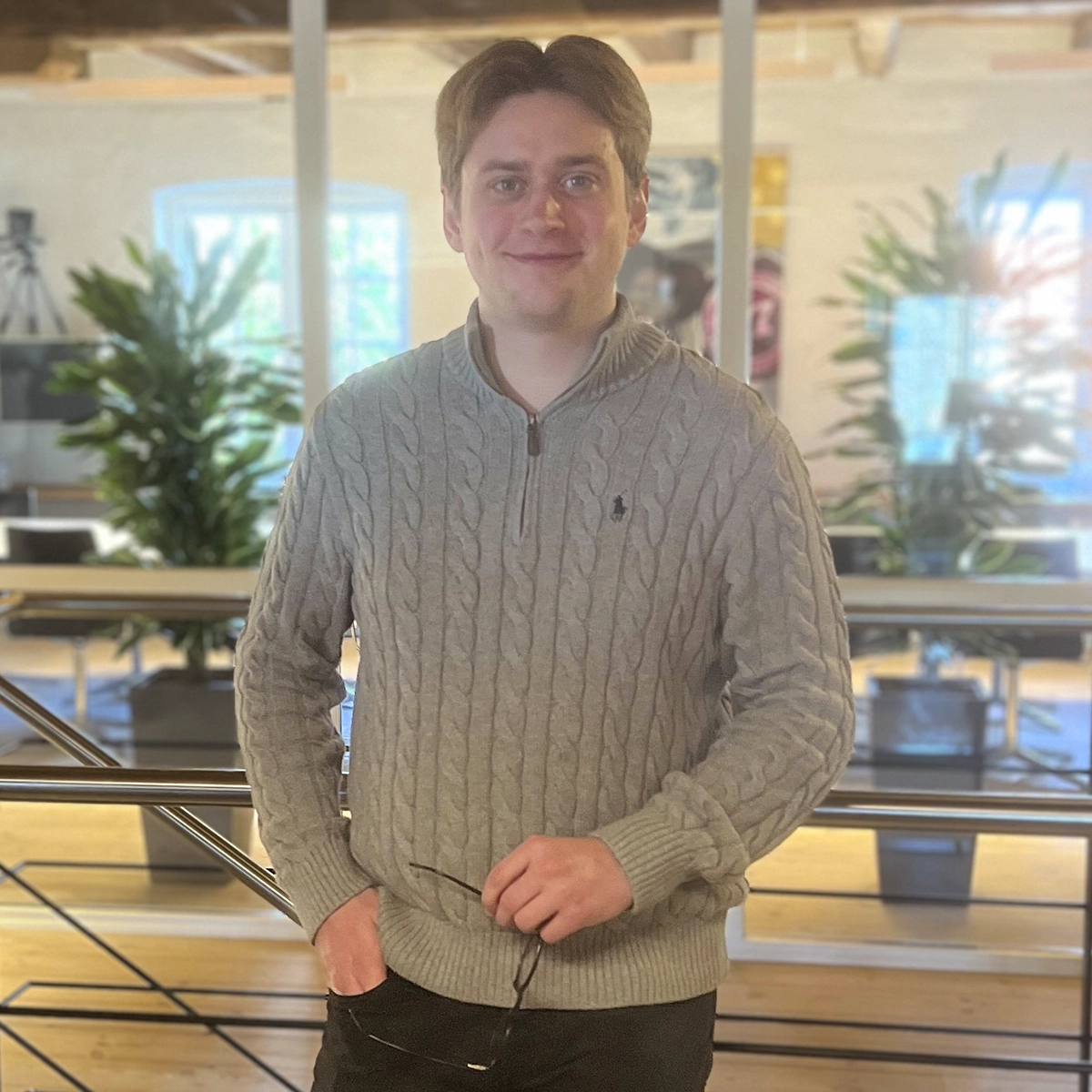 Mathias Kladov Overby, praktikant og udvikler hos BDL